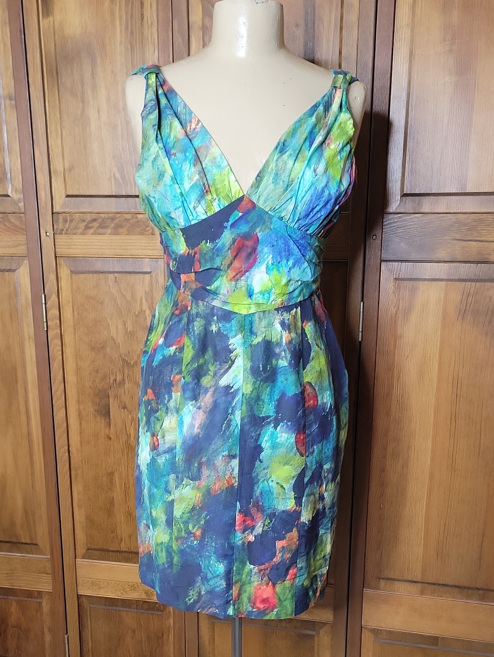 Marc New York Andrew Marc Women's Silk Blend Dress Sz 4